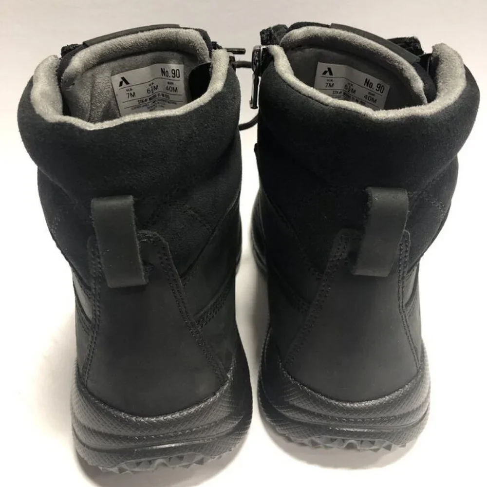 Anodyne Men’s No. 90, Black Trail Worker Boots, Size 7M